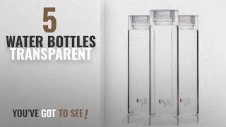 Top 10 Water Bottles Transparent [2018]: Cello H2O Premium Edition Plastic Bottle, 1 Litre, Set of