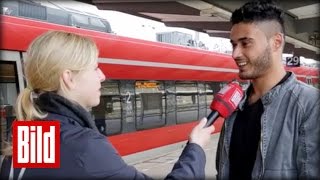 Flüchtlinge in München Hbf - Ali (22) sieht seine Familie nach 1 1/2 Jahren wieder