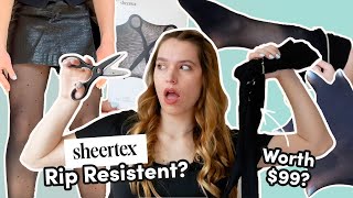 I Tried the Sheertex Rip-Resistant Tights (Full Wear Test) | Testing TikTok