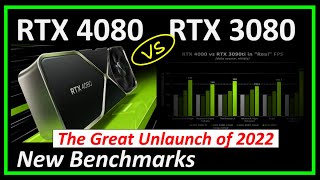 RTX 4080 vs RTX 3080 Benchmarks and Why the "unlaunch" for 12GB 4080? Is the 4090 disappointing?