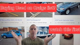 8 things to do when Buying a Used car off Craigslist? This will save you big!