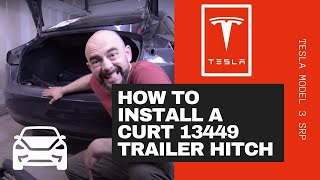 How to Install a Curt 13449 Trailer Hitch on a Tesla Model 3