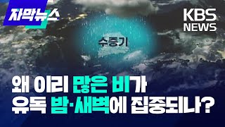 ​예상 뛰어넘는 '극한 호우'…이번 장마철 반복되는 이유는? / KBS 2024.07.17.