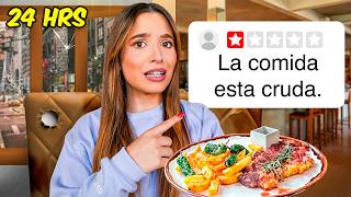 24 Hours Eating 1-Star Food in New York | Laura Mejia