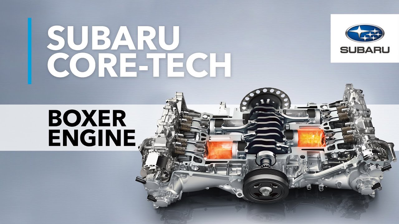 SUBARU BOXER Engine | Core Technology - YouTube