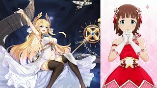 空母・ヴィクトリアス胜利 vs 天海 春香（CV中村绘里子－阁下） Azur Lane THE IDOLM@STER 碧蓝航线 偶像大师