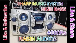 Sharp Hifi Music System just 6000rs #sharp #lowprice #likeandsubscribe #trending #hifisystem #stereo