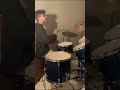 Skeppy plays drums to 