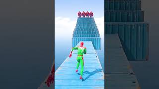 GTA 5 Epic Water Ragdolls | Spider-Man Jumps / Fails ep.187 #shorts