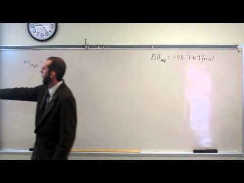 Calculate the Enthalpy of Vaporization (∆Hvap) 001 Calculate the Enthalpy of Vaporization (∆Hvap) 001