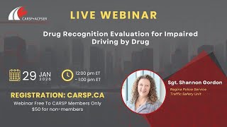Drug Recognition Evaluation for Impaired Driving by Drug