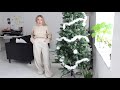 fall winter transitional outfits 2021 casual chic winter lookbook try on