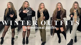 FALL/WINTER TRANSITIONAL OUTFITS 2021 | casual chic winter lookbook try on