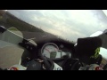 Isle of Man TT 2013 BMW S1000rr going over the mountain. 152mph