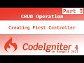Creating First Controller (Part 3) | CodeIgniter4