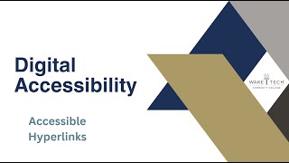 Accessible Hyperlinks