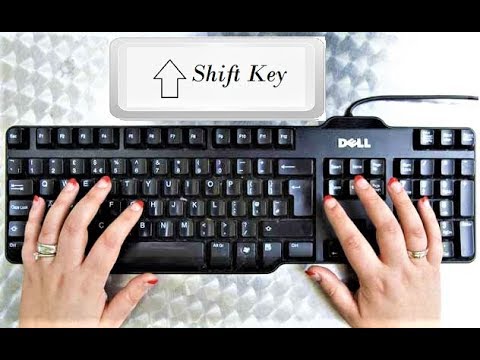 Как исправить неработающую клавишу Shift на клавиатуре в Windows 10/8/7