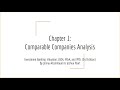 CH1 Comparable Companies Analysis Summary (Part 1) | Investment Banking Rosenbaum & Pearl