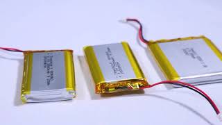 Customized Ultra Thin 3.7V Li-polymer Rechargeable Battery.