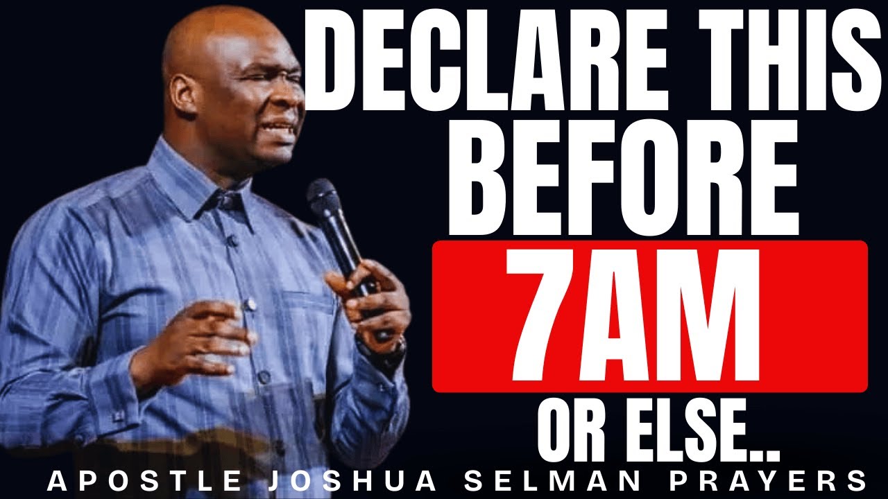 Pray This Midnight Prophetic Prayer Every Night Apostle Joshua Selman