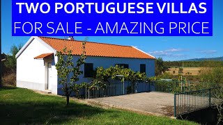 PORTUGUESE VILLA FOR SALE - YOU WILL NOT BELIEVE THE PRICE OF THESE TWO HOUSES - REAL ESTATE