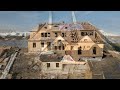 frame to finish march update by drone long island custom coastal homes build