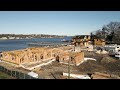 frame to finish march update by drone long island custom coastal homes build