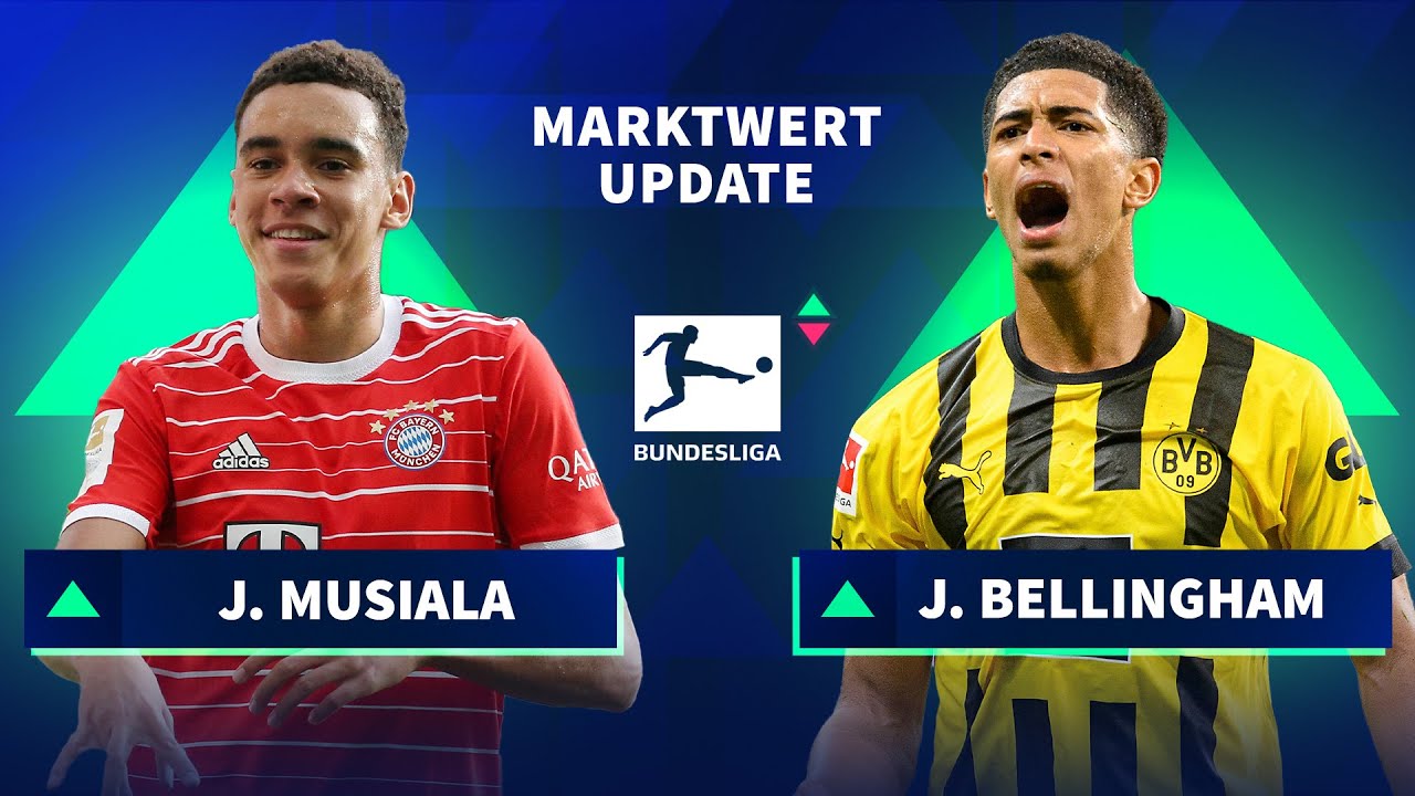 Marktwerte Bundesliga: Musiala & Bellingham Knacken Die 100 Millionen ...