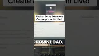 Ableton just dropped a beta extensions program and most producers don't even know it exist