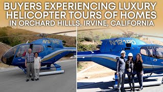 Luxury Helicopter Tours of Homes in Irvine's Orchard Hills | 02/09/2017