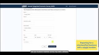 AIES – Reporting for a Misclassified Business