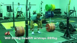 Strength Sports Gym - Will 320kg Deadlift @89kg