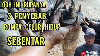 pompa celup mati hidup