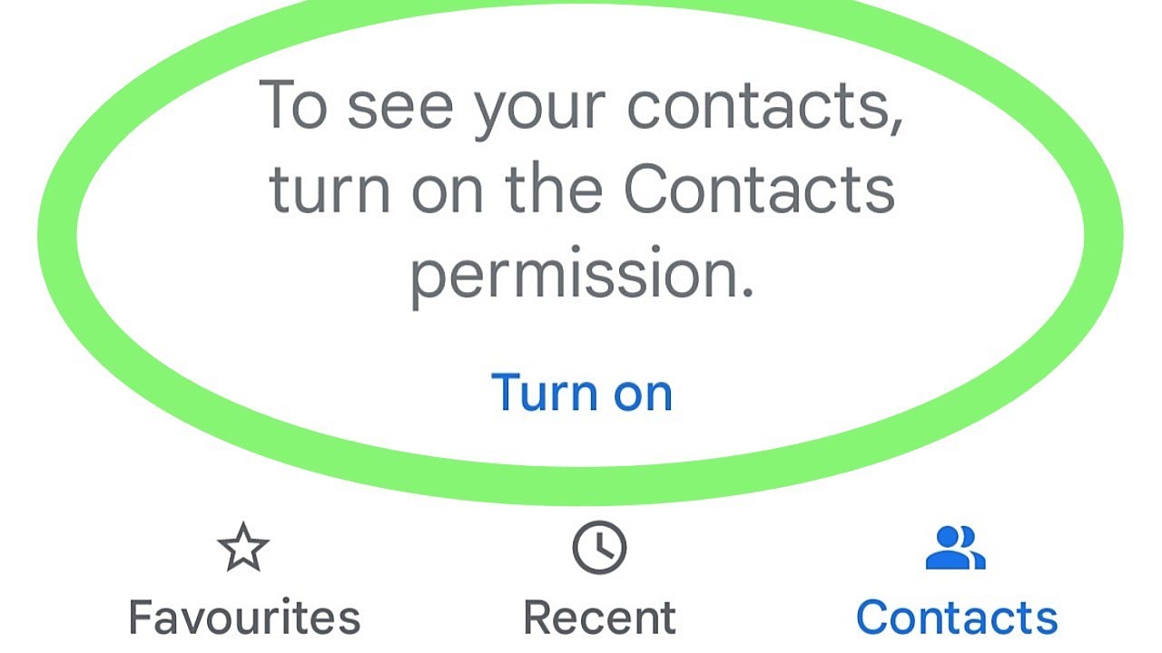 How To Fix Contacts Not Showing In Android | Phone Contacts Not Showing ...