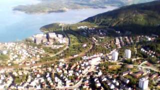 Electrafun over Narvik, record Apex aprox 1800 ft over above sea level, start 500 ft