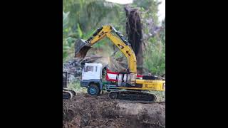 Amazing RC construction Team Work making a Road excavator cat d336