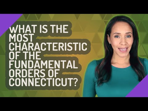 What impact did the Fundamental Orders of Connecticut have?