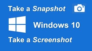 How to take a Screen shot in Windows 10 - It's Free & Easy