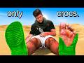 Crossing An ENTIRE Desert in CROCS!