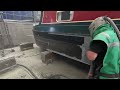 narrowboat sandblasting