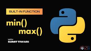 min-max functions in python | python built-in functions | Python Live Session | #softethics