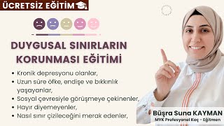 Duygusal Sınırların Korunması Eğitimi