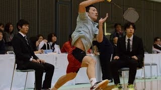 インカレ2013男子S準決勝　堀内研人(法政大)vs丸尾亮太郎(早稲田大)２／２