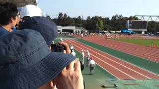 【2012江東区選手権】100ｍ決勝（高田まんＤＦ）