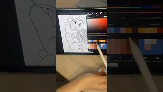 Coloring the beautiful Princess Belle! Isn’t this scene just magical? Rate my coloring from 1 to 10✨