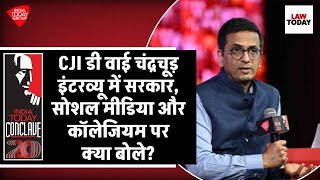 CJI डी वाई चंद्रचूड़ इंटरव्यू में सरकार, सोशल मीडिया और कॉलेजियम पर क्या बोले? Law Today