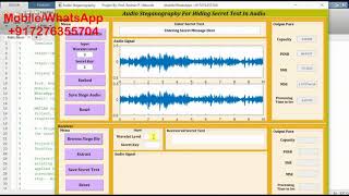 Audio Steganography Using Matlab Source Code || Hiding Text In Audio Using Matlab Code