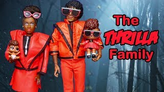 Sniffycat Barbie Families ! The THRILLA FAMILY in Spooky Forest | Toys and Dolls Fun for Kids