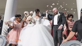 The groom meets his bride Khadijeh Mehajer  in the most lavish way! LEBANESE WEDDING