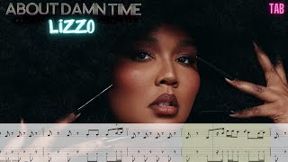 Lizzo - About Damn Time Bass Cover +Tab Guitar Pro